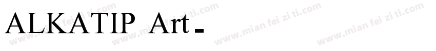 ALKATIP Art字体转换
